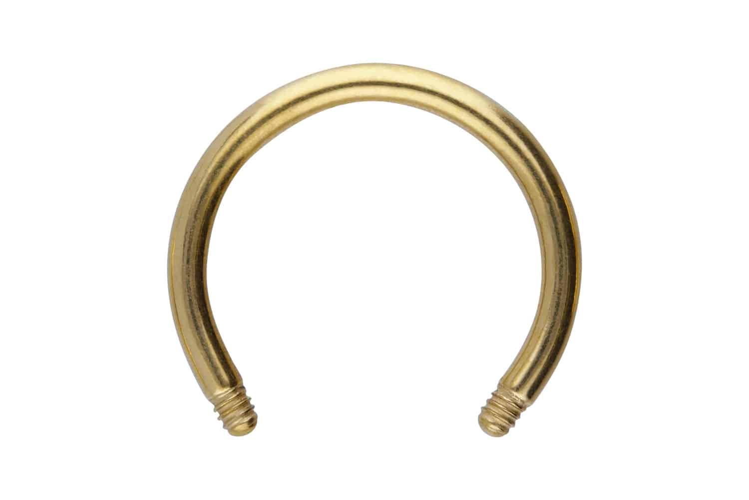 Titan Hufeisenring Piercing ohne Kugel